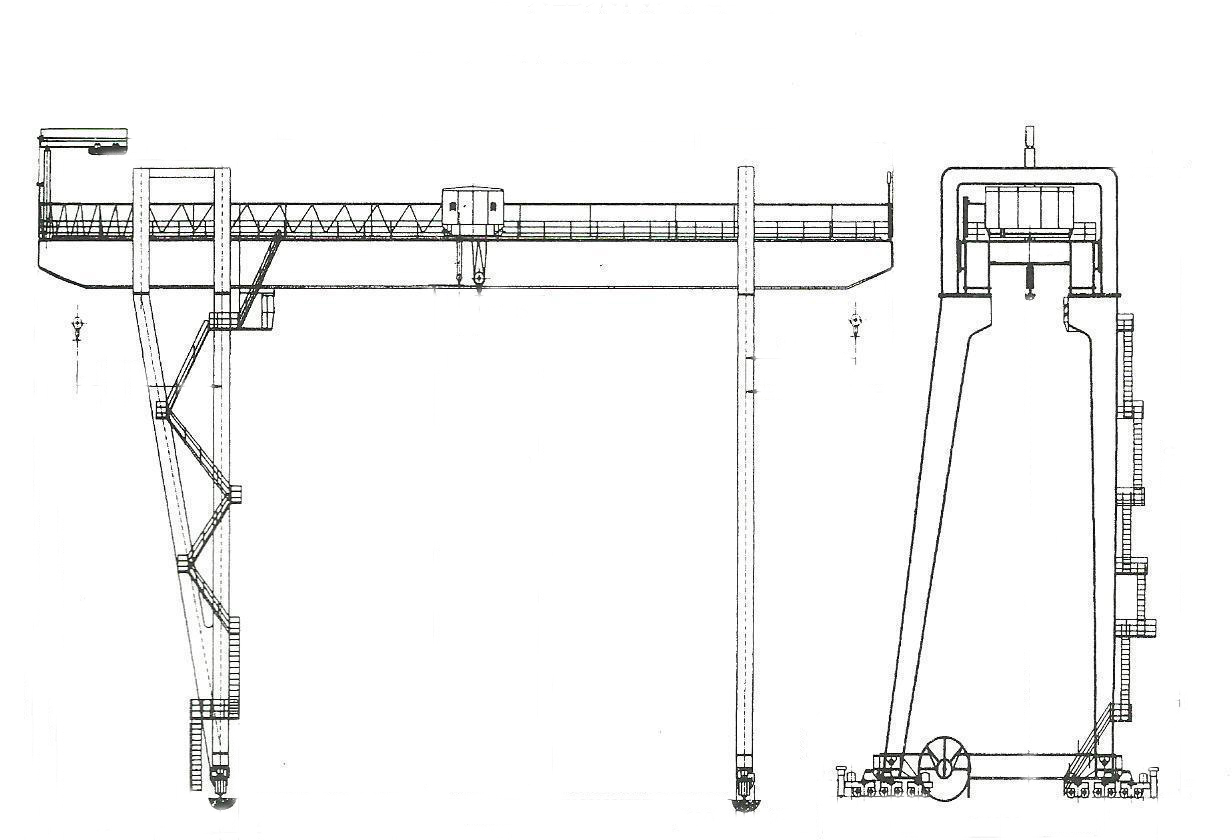 100 ton gantry crane