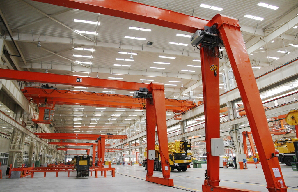 single girder semi gantry crane